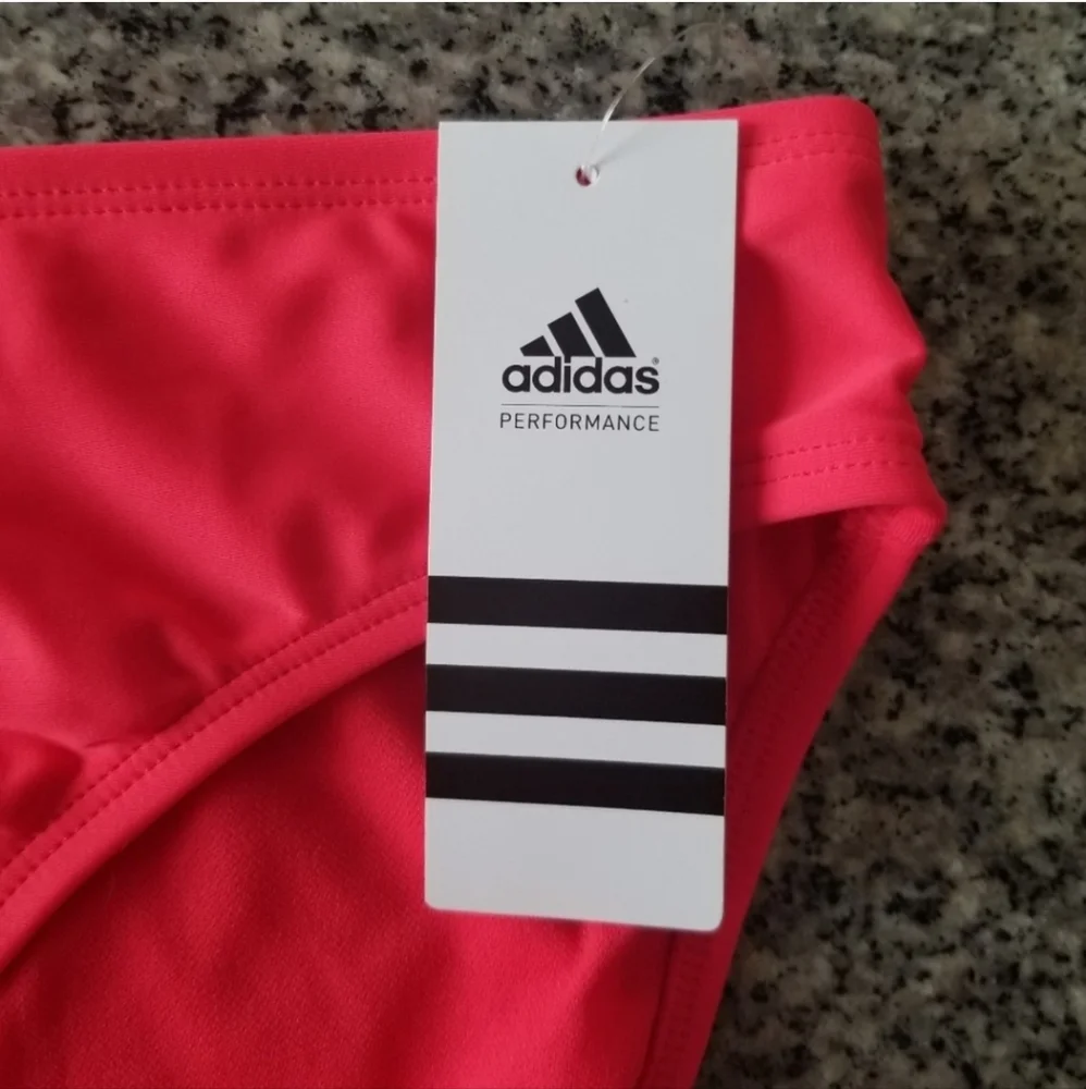 adidas Swim Bottoms Pink Plus Size 16 - Picture 6 of 11